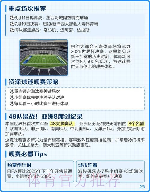 2026世界杯观赛全攻略 2026世界杯观赛全攻略